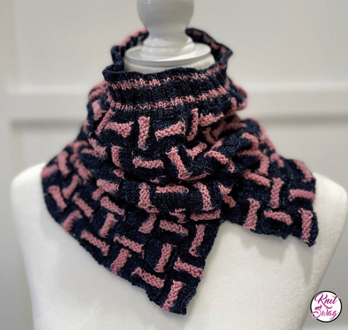 Modular KNITTING PATTERN: NoBreaks Pooled Cowl